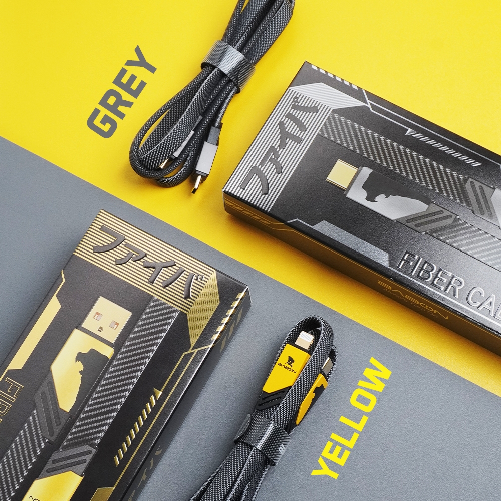 Babon Fiber Cable Charger Type-C To Lightning Pd 27W