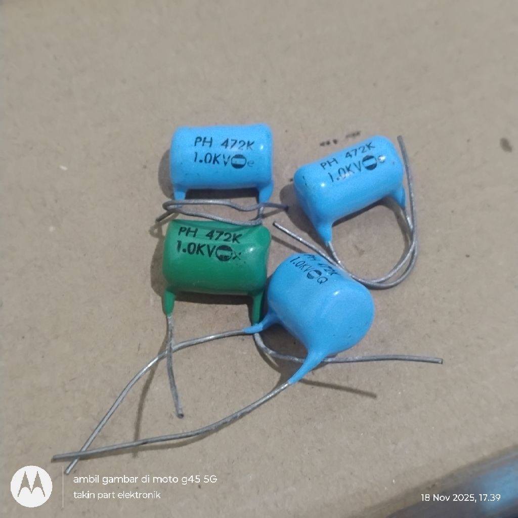 kapasitor 472  1kv Philips