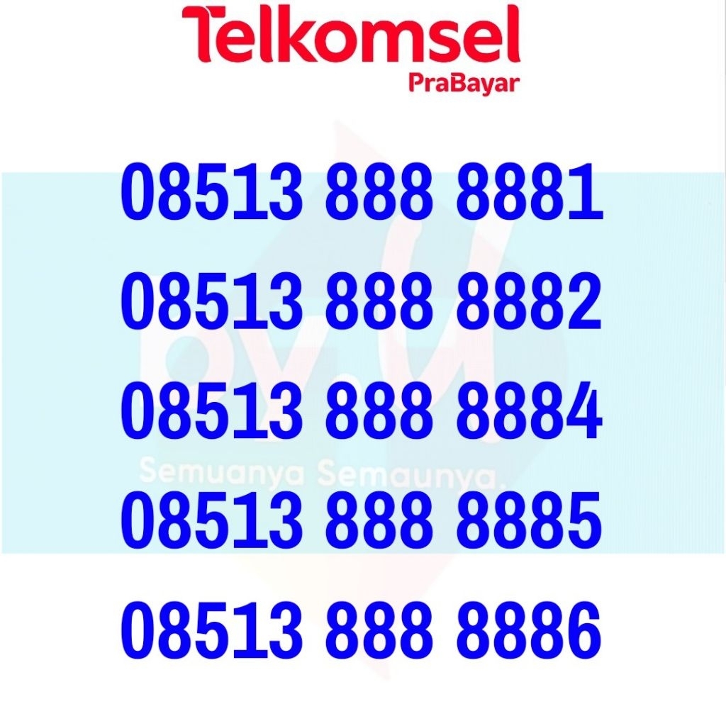 Perdana Telkomsel By.U Nomor Cantik Super
