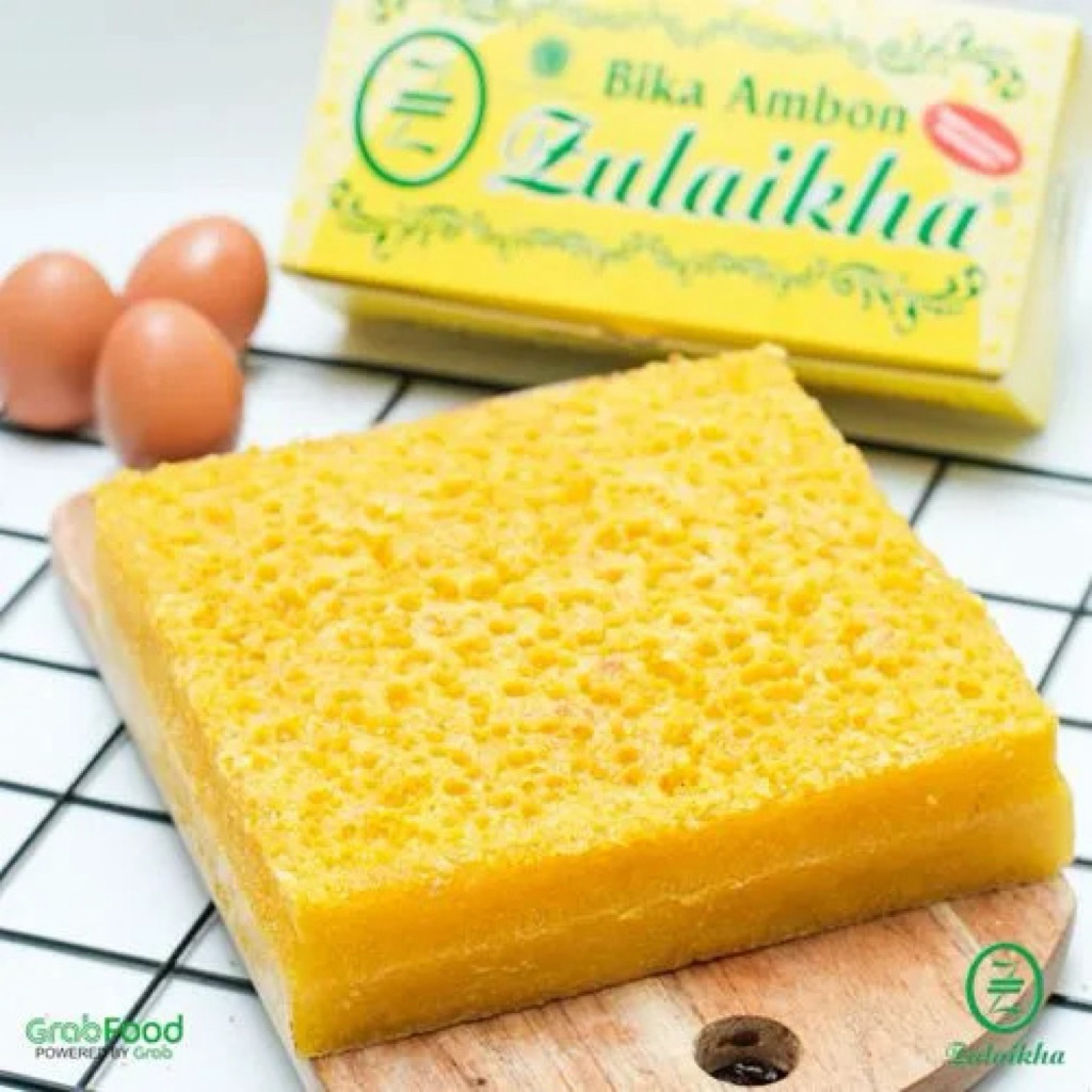 Bika Ambon Zulaikha Original / Keju / Pandan All Variant Oleh Oleh Kota Medan