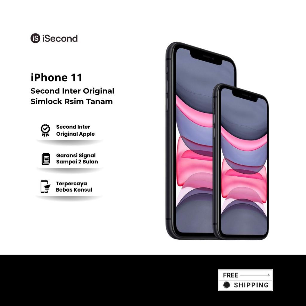 iPhone 11 Second Inter Original 64GB/128GB