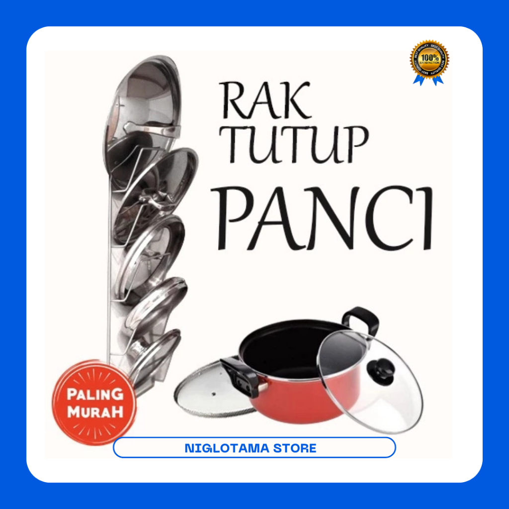 RAK GANTUNGAN TUTUP PANCI / RAK PIRING BESI TEBAL