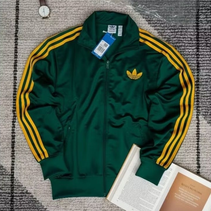 ADIDAS FIREBIRD GREEN LOOSE TRACKTOP ORIGINAL