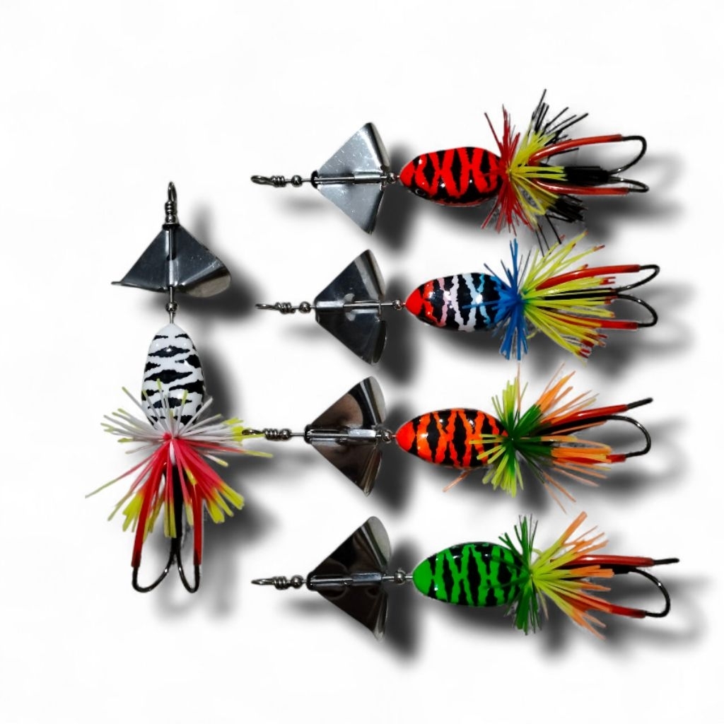 SLATTER MINI MOTIF TOMAN BERAT 11 GRAM | UMPAN CASTING IKAN GABUS DAN TOMAN