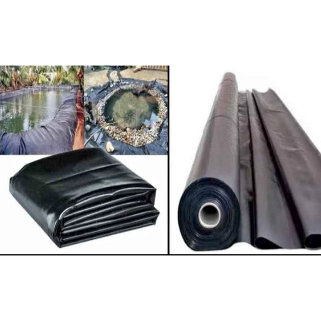 Plastik Geomembran HDPE 500 micron Lebar 8Meter /pengganti terpal