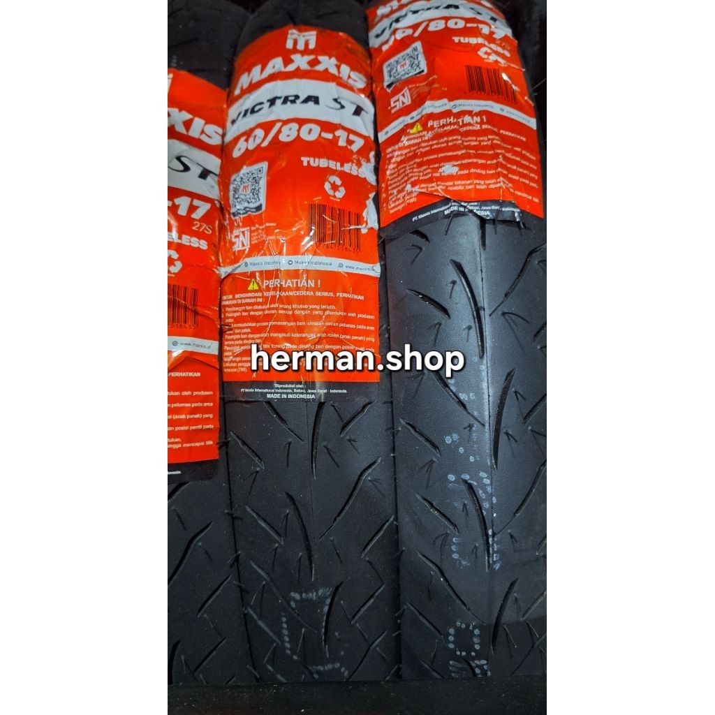 BAN TUBELESS MAXXIS VICTRA 60/80-17 70/80-17 60 80 17 70 80 17