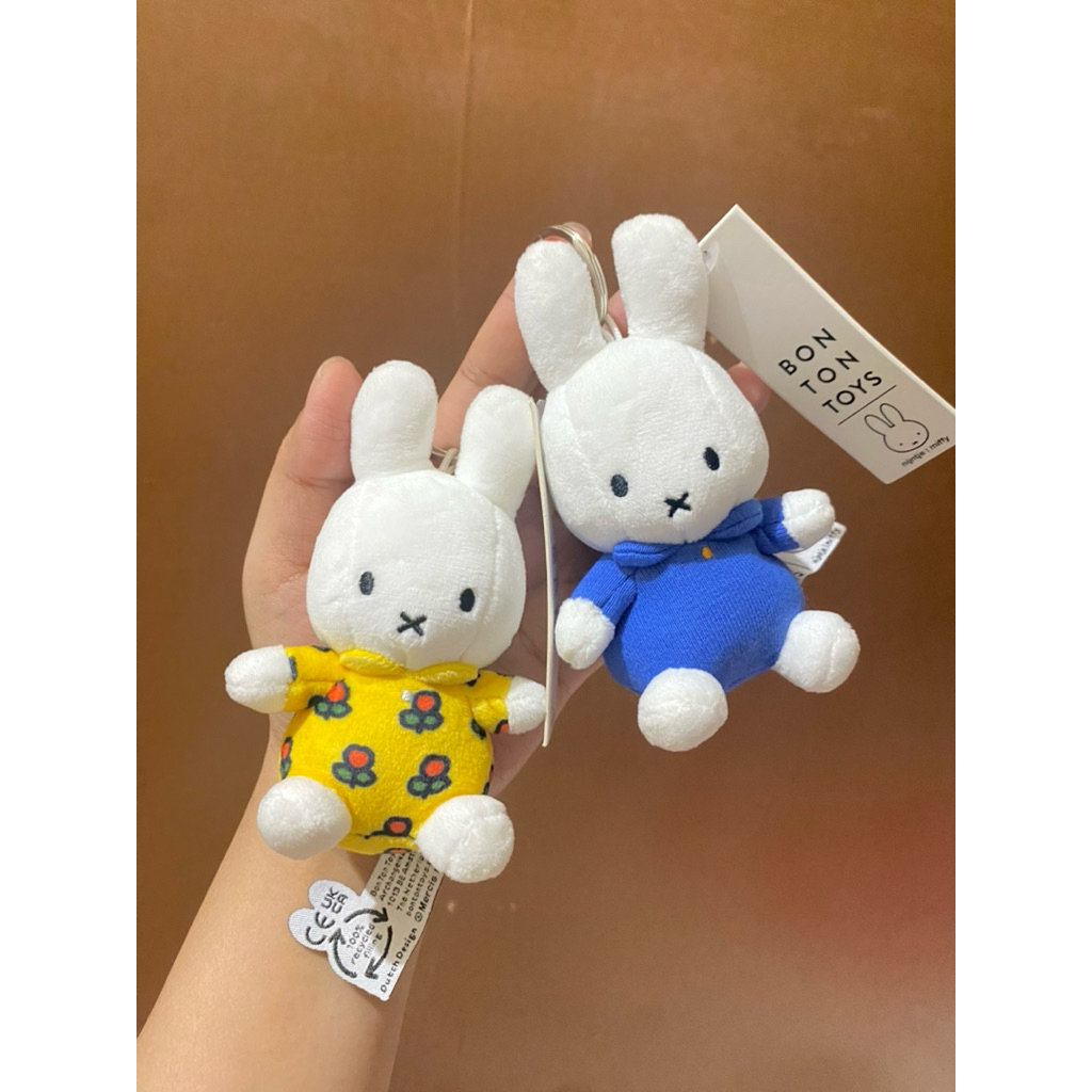 Boneka Gantungan Kunci Karakter Miffy size 12cm Original / Boneka gantungan kunci Miffy Lucu / Bonek