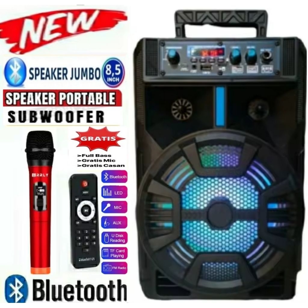 BISA BAYAR DIRUMAH Speaker Bluetooth NX-8103 Speaker Subwoofer aktif Super Basss 8.8inc Subwoofer ak