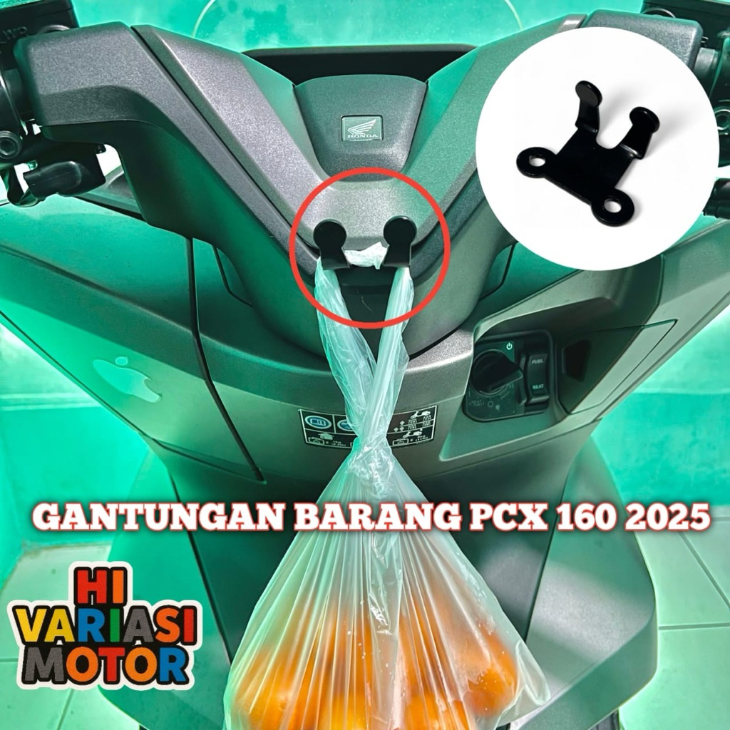 Gantungan barang Pcx 160 2025 - Cantelan Barang Pcx 160 2025 - Gantungan motor pcx 160 2025 Stang Pc