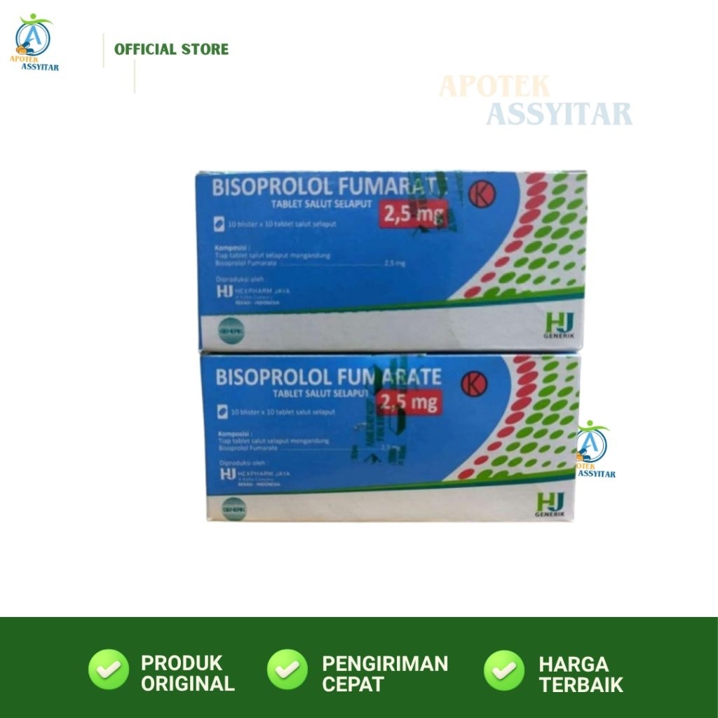 jual//bisoprolol hj perstrip2.5mg