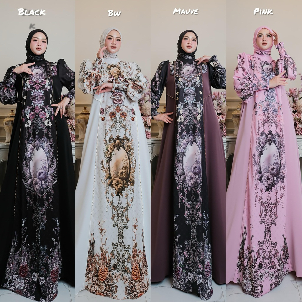 Ready Gamis set Scraft BY ALYA SYARI