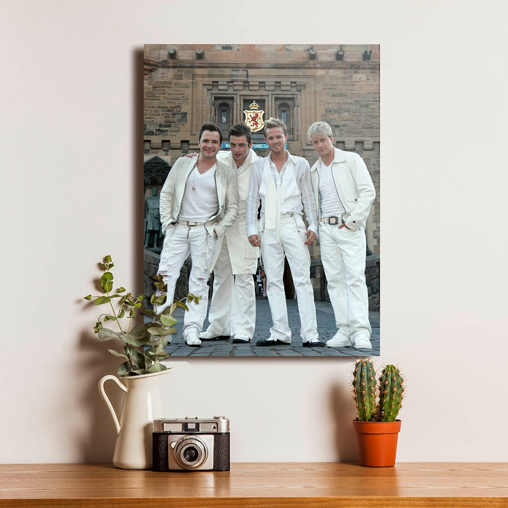 Poster Westlife Dekorasi Hiasan Bingkai Kayu Pajangan Dinding Wall Decor Vintage Siap Pasang