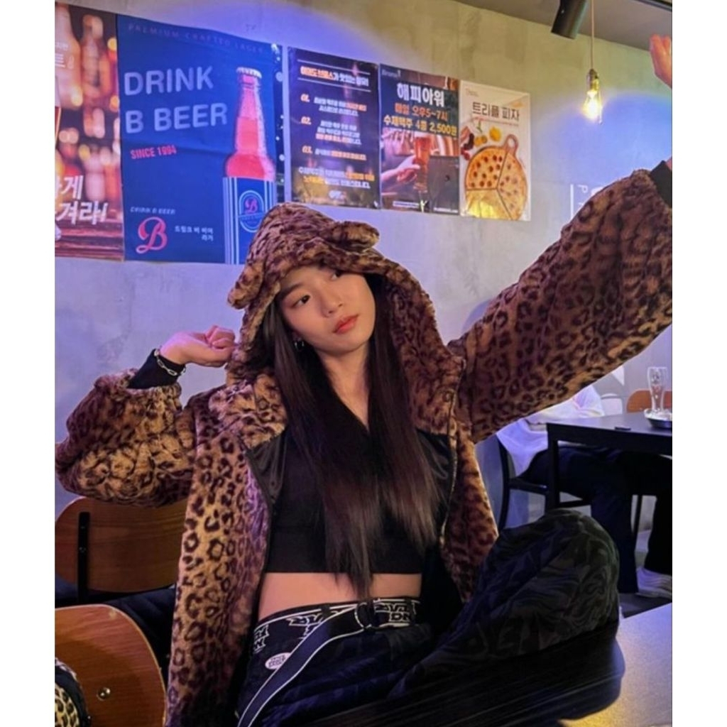 JAKET LEOPARD HOODIE MACANTUTUL CEWEK JAKET WANITA HOODIE IMPORT JEPANG