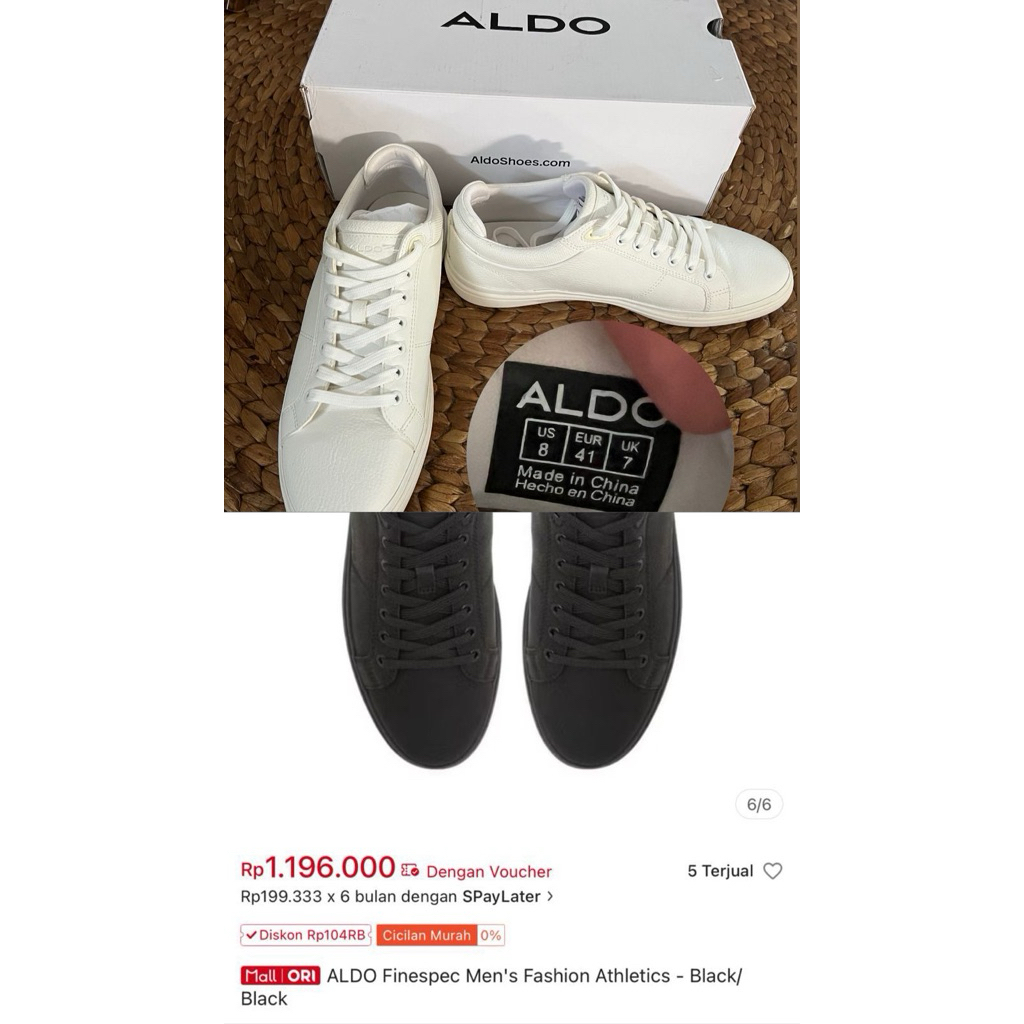 sepatu aldo original