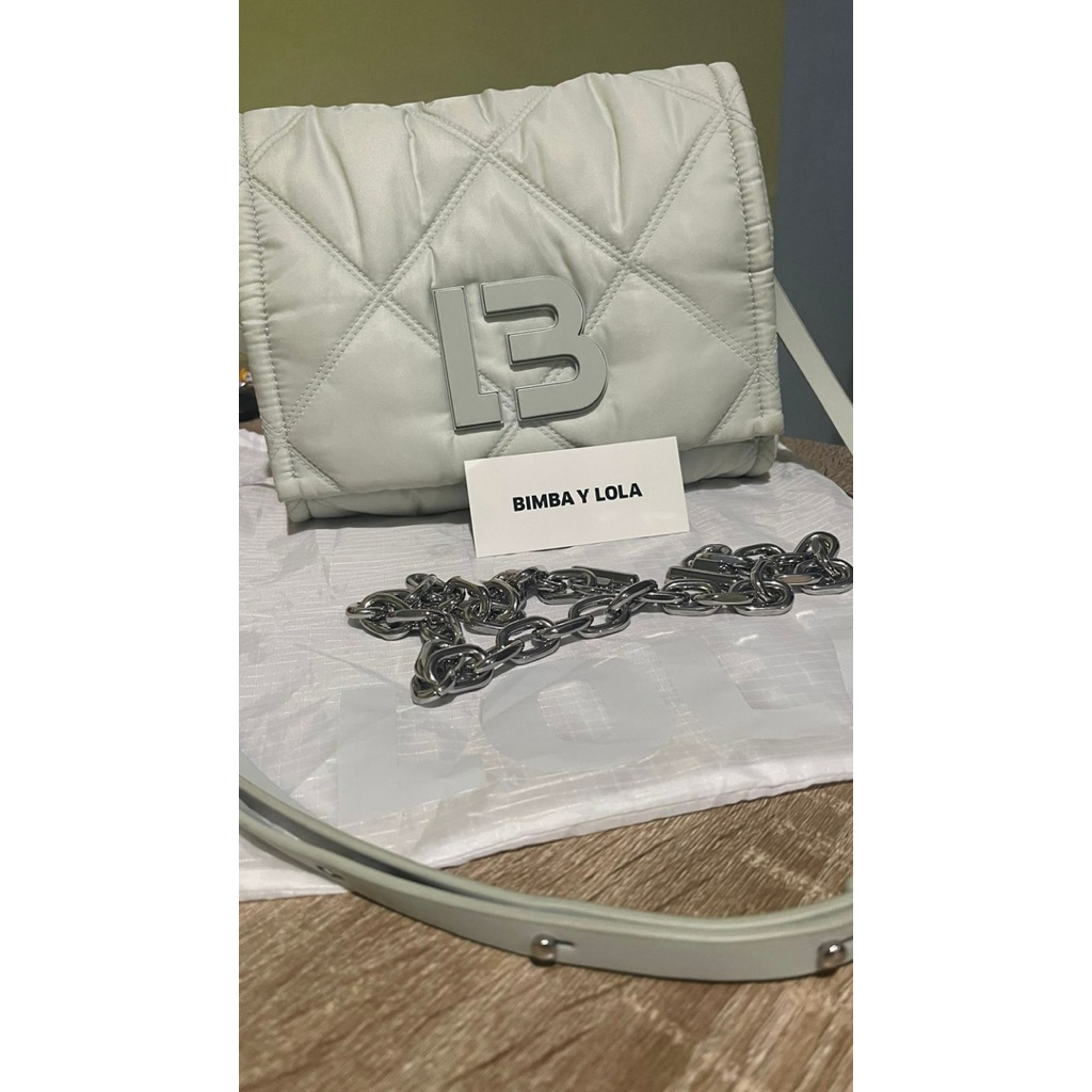bimba y lola nylon crossbody tosca ORIGINAL 100%