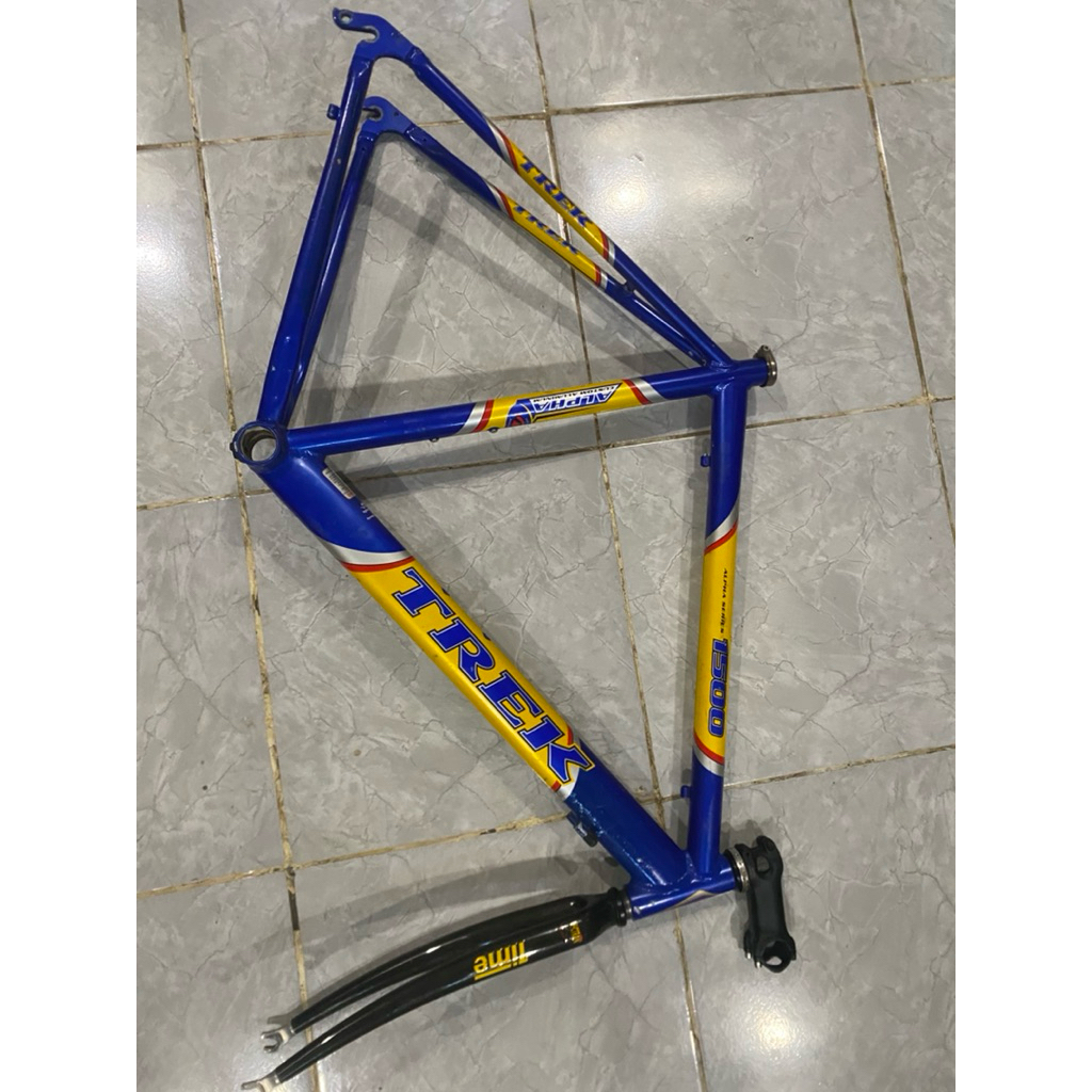 frame fork trek alpha 1500 fork time superlight
