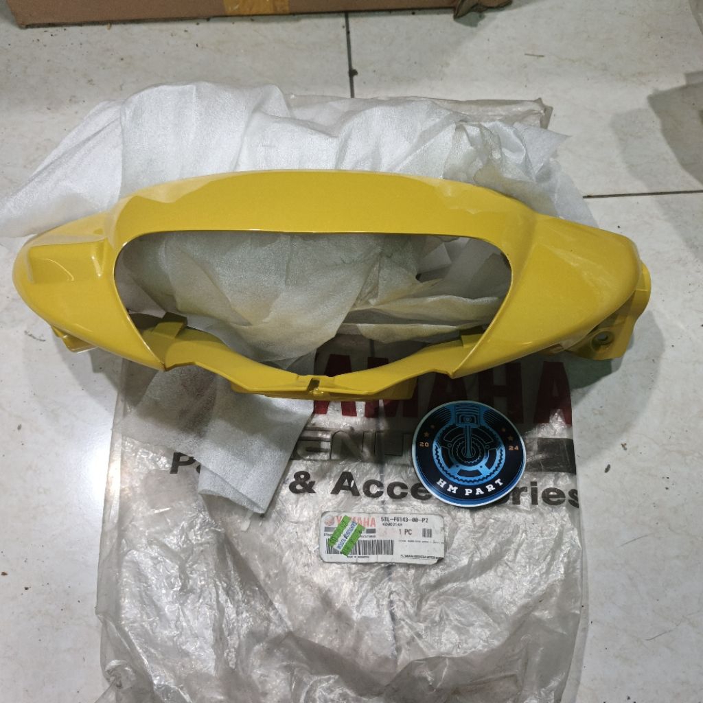 COVER BATOK DEPAN MIO SPORTY KUNING ORIGINAL YAMAHA 5TL-F6143-00-P2