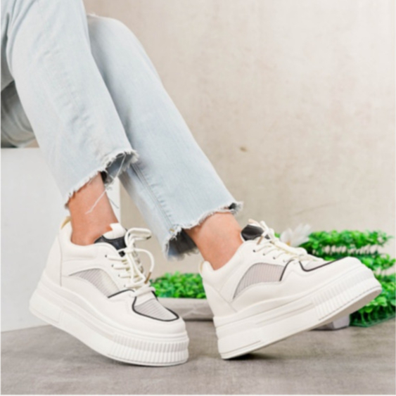 POLLUX JINJU WDQ 7732 SNEAKERS WANITA | SNEAKERS PUTIH | SEPATU WANITA FASHION | SNEAKERS KEKINIAN
