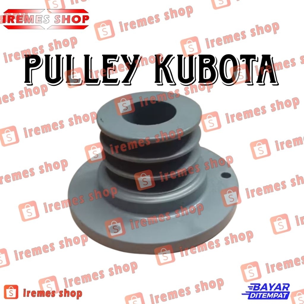 pulli mesin RD75/85/65/110 pully kubota B3 x 10cm/9cm/12cm/11cm