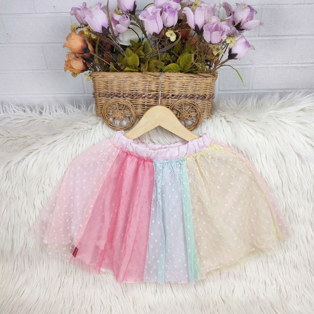 rok anak rok tutu anak rok tutu pelangi anak