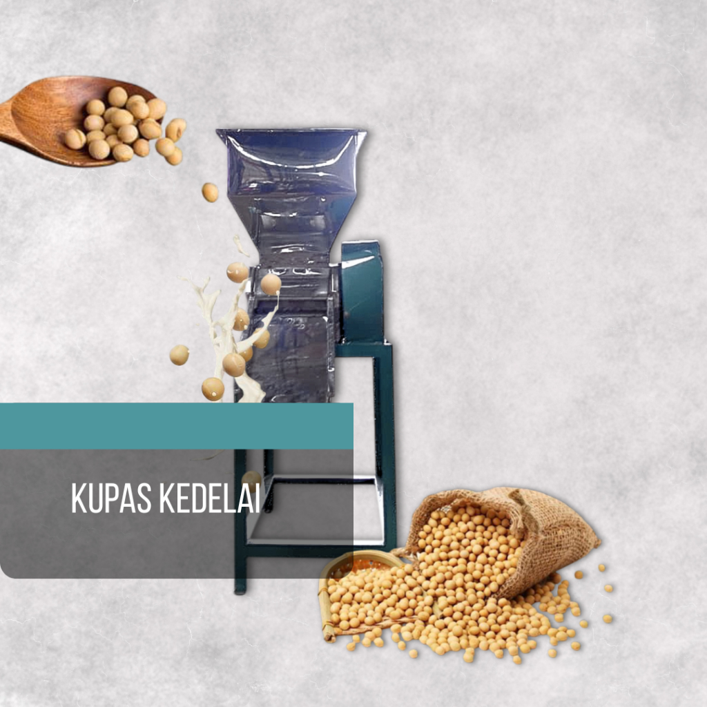 Mesin Kupas Kedelai Stainless Steel Dinamo Listrik