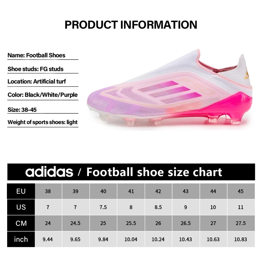 New Sepatu Sepak Bola Adidas F50 Laceless Fg 100% Ori