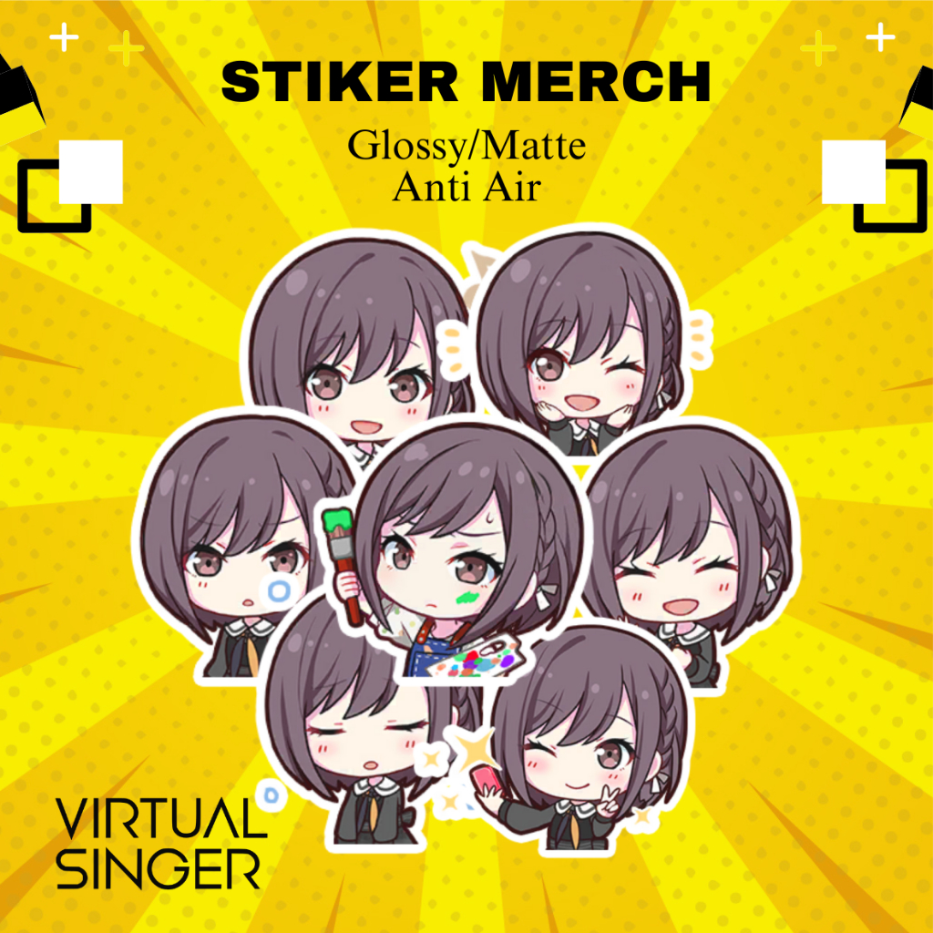 STIKER SHINONOME ENA PROJECT SEKAI | STICKER MERCH ENA PROSEKA VINYL GLOSSY ANTI AIR