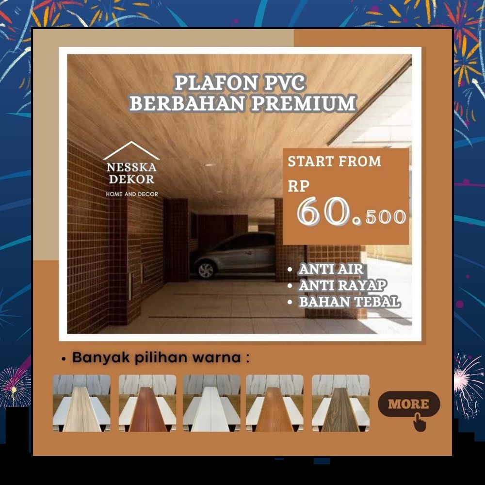 Plafon Premium 4 Meter Terbaik dan Terlaris Bandung / Plafon Modern Banyak Pilihan Warna Bahan Kokoh