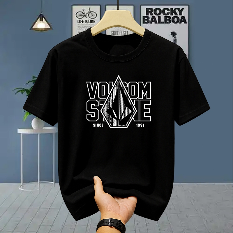 Kaos Pria Volcom Stone Original 100% Cotton Official Merchandise Volcom T-shirt