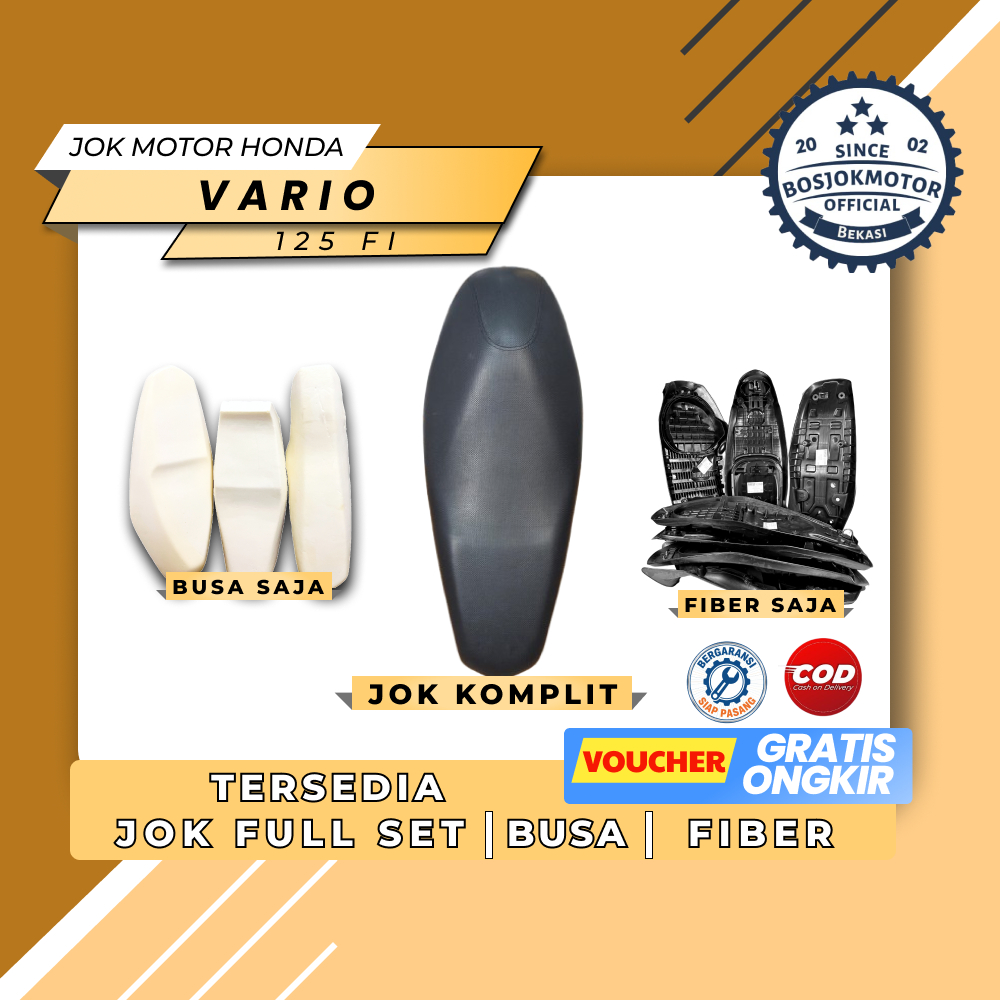 Jok motor vario 160 jok honda vario standar I Fullset I Busa I Fiber