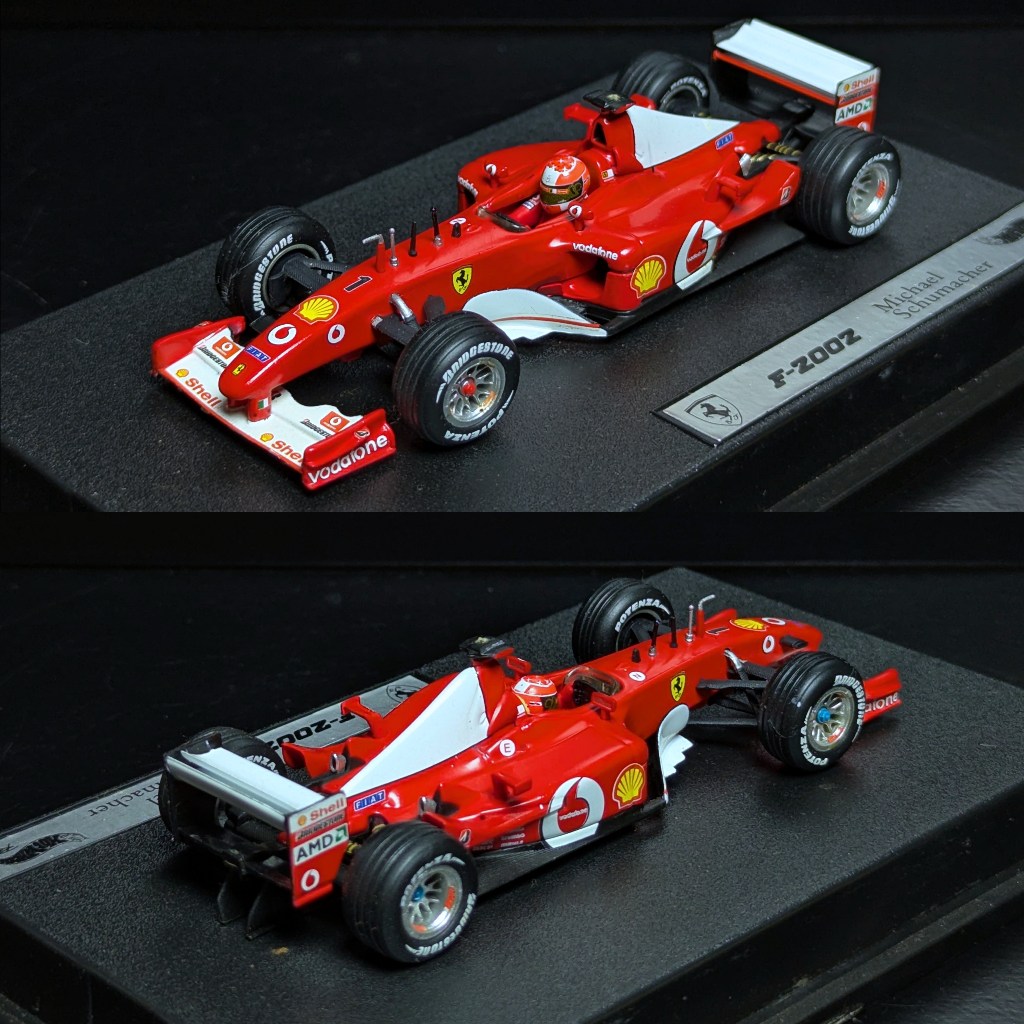 Hot Wheels Racing Ferrari F-2002 2002 - Michael Schumacher - 1/43 Scale