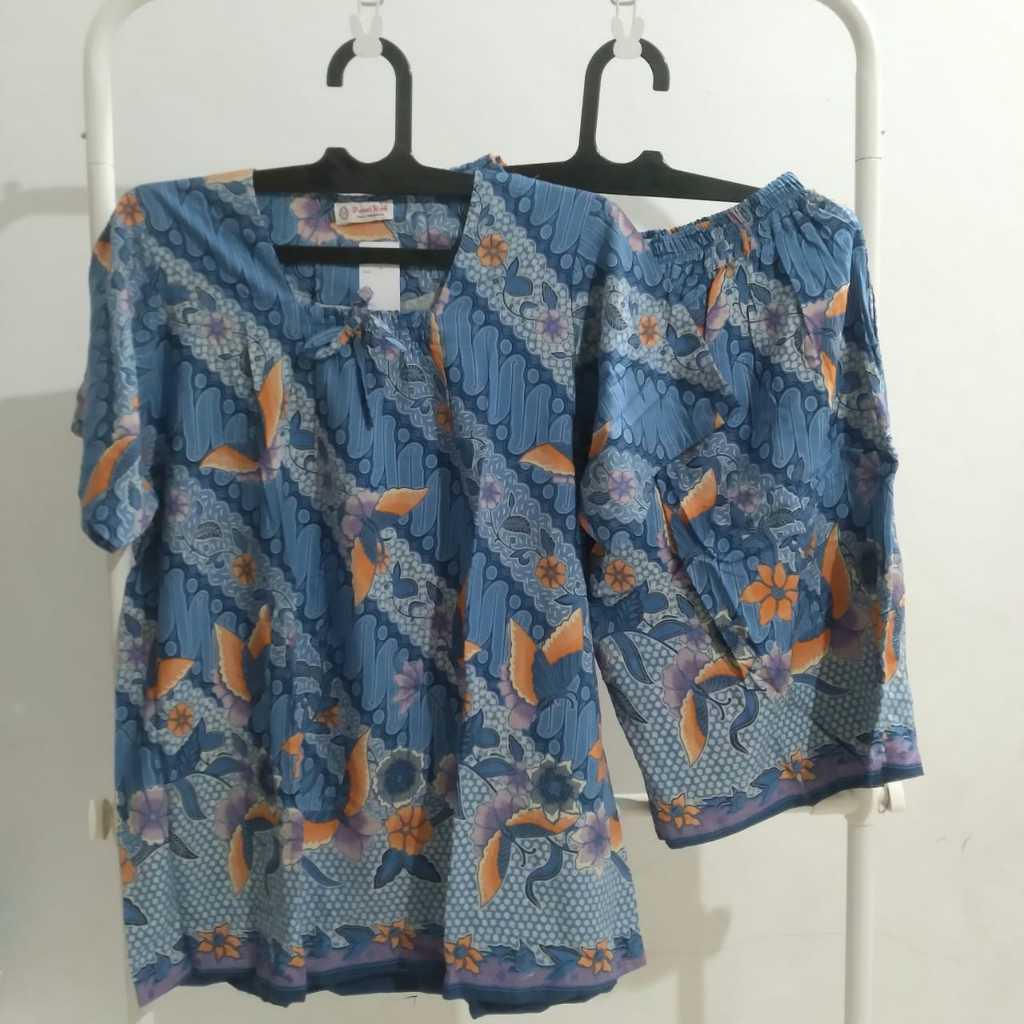 Piyama Setelan Baju Tidur Atas Bawah Batik Danar Hadi