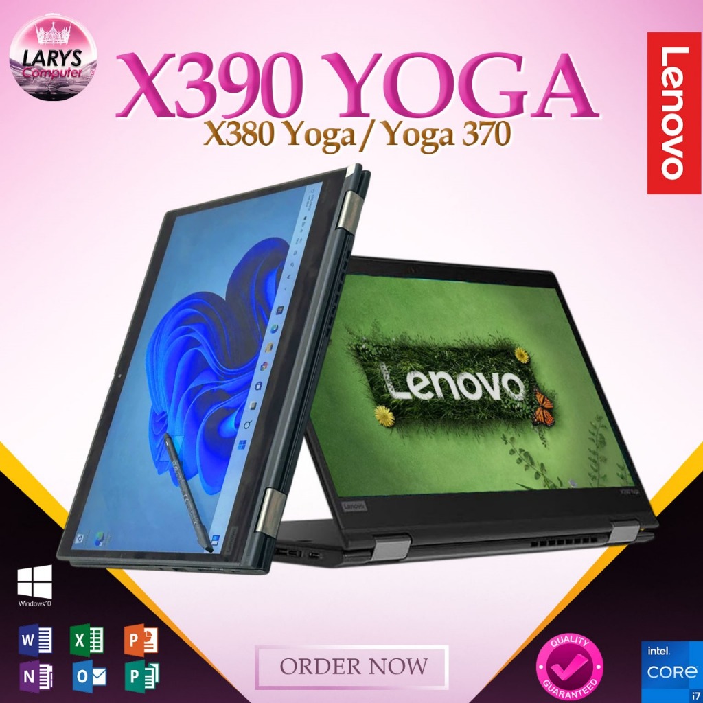Lenovo Thinkpad 2 in1 Touch Yoga X390 / X380 | Thinkpad Yoga 370 260 Intel i7 i5 16GB 512GB