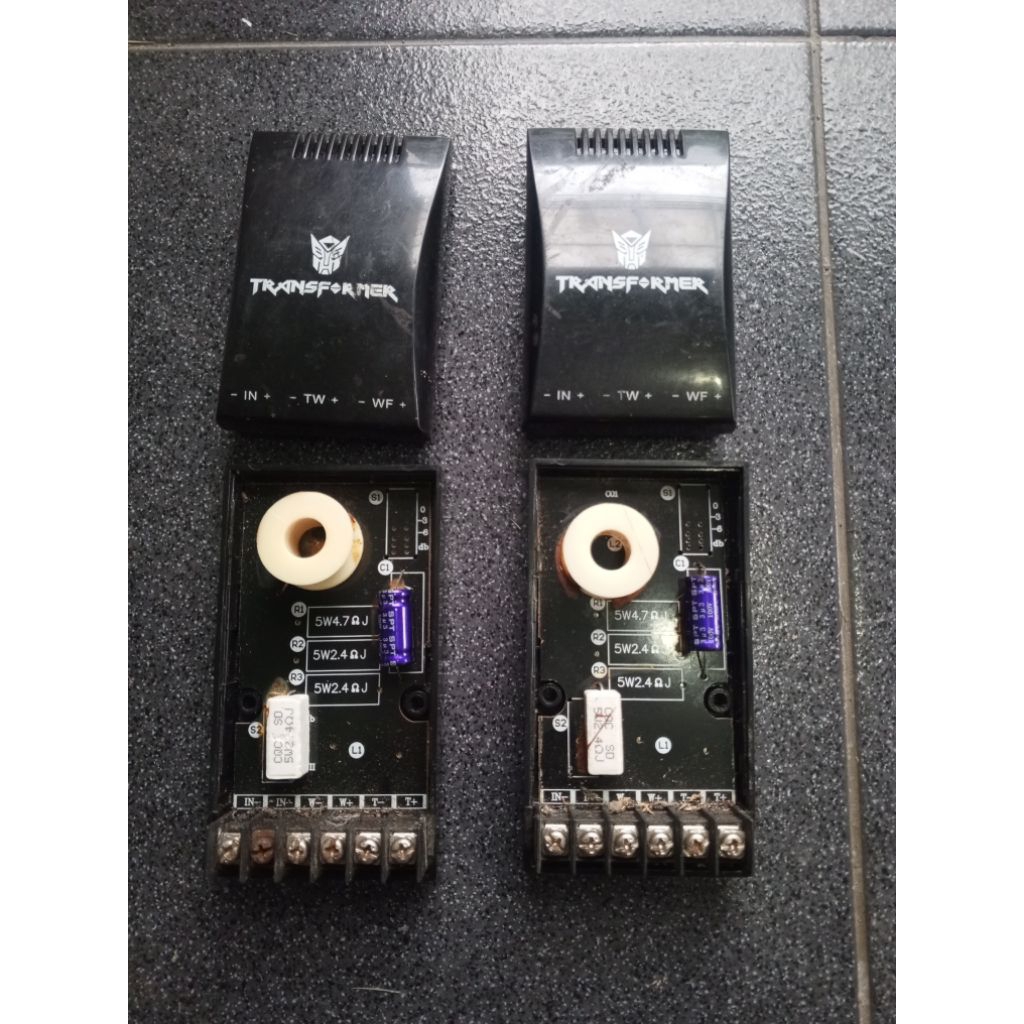 Crossover Pasif 2 way Transformer Audio mobil / speaker mobil.