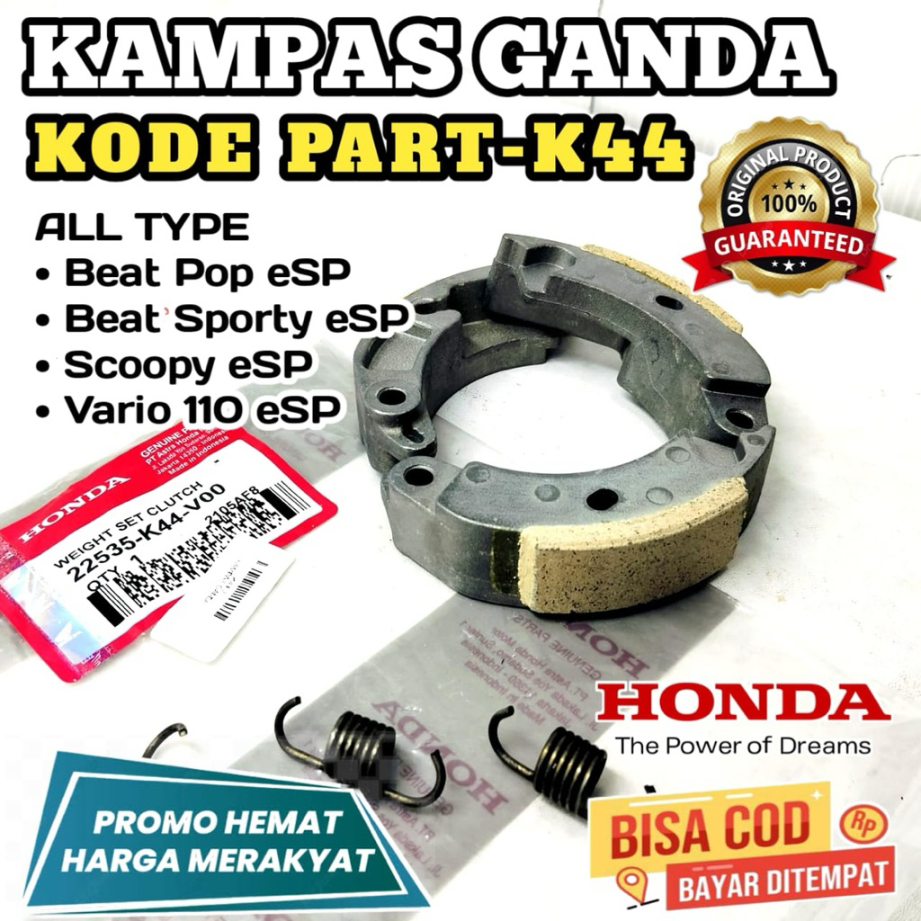 K44 KAMPAS GANDA ONLY,ORI HONDA,KAMPAS GANDA BEAT POP ESP,KAMPAS GANDA BEAT SPORTY ESP,KAMPAS GANDA 