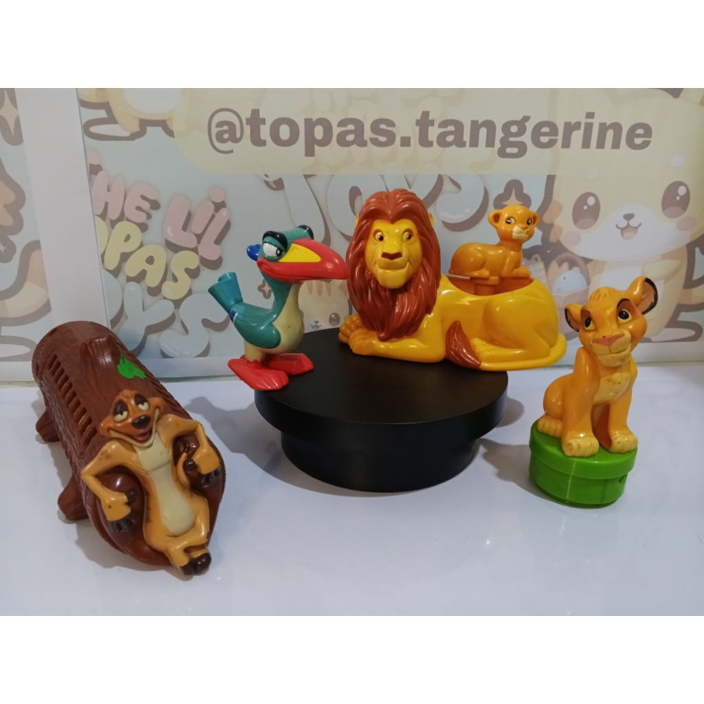 McD Happy Meal Lion King Set of 4
