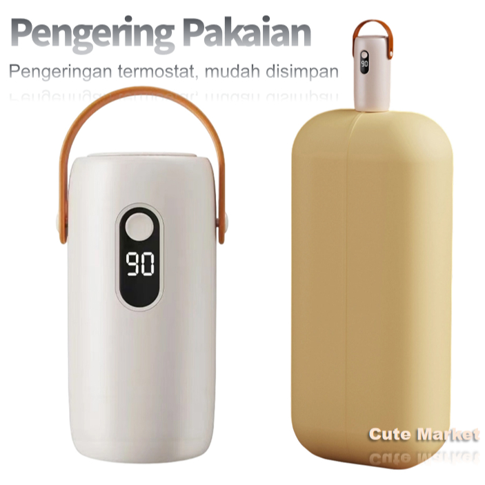 [READY] Mini Mesin Pengering Pakaian Portabel Pemanas Pengering Pakaian Lipat Listrik Pengering Otom