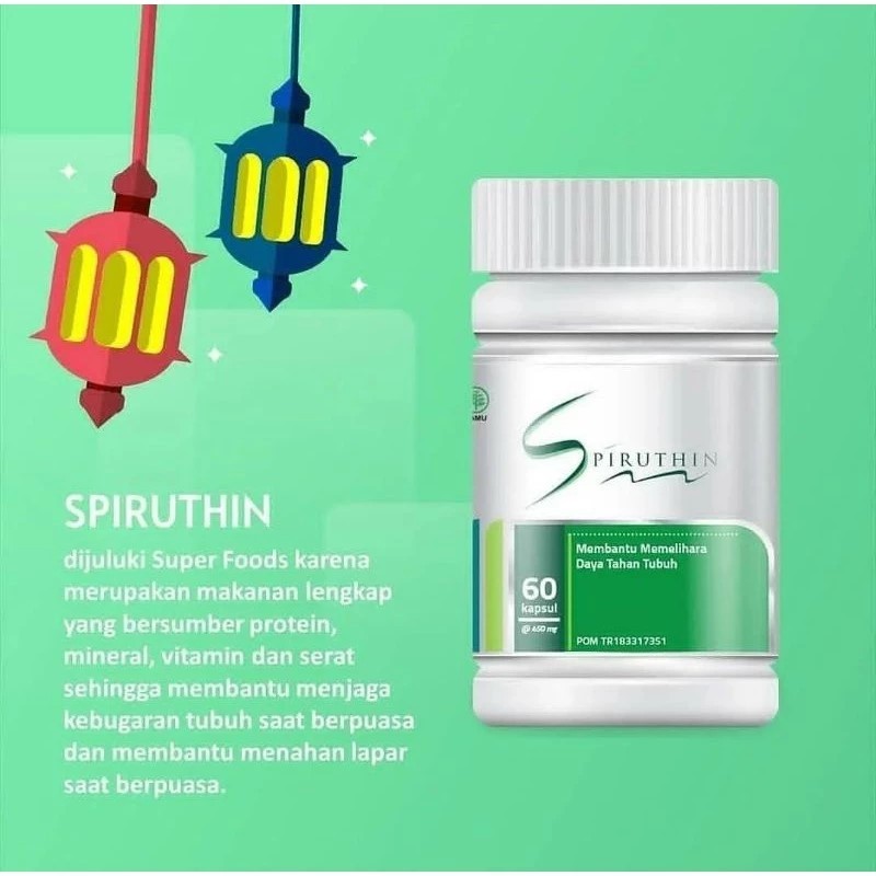 Spiruthin Hwi Original 1Botol Isi 60Kapsul / Numaca Hwi Original 100%