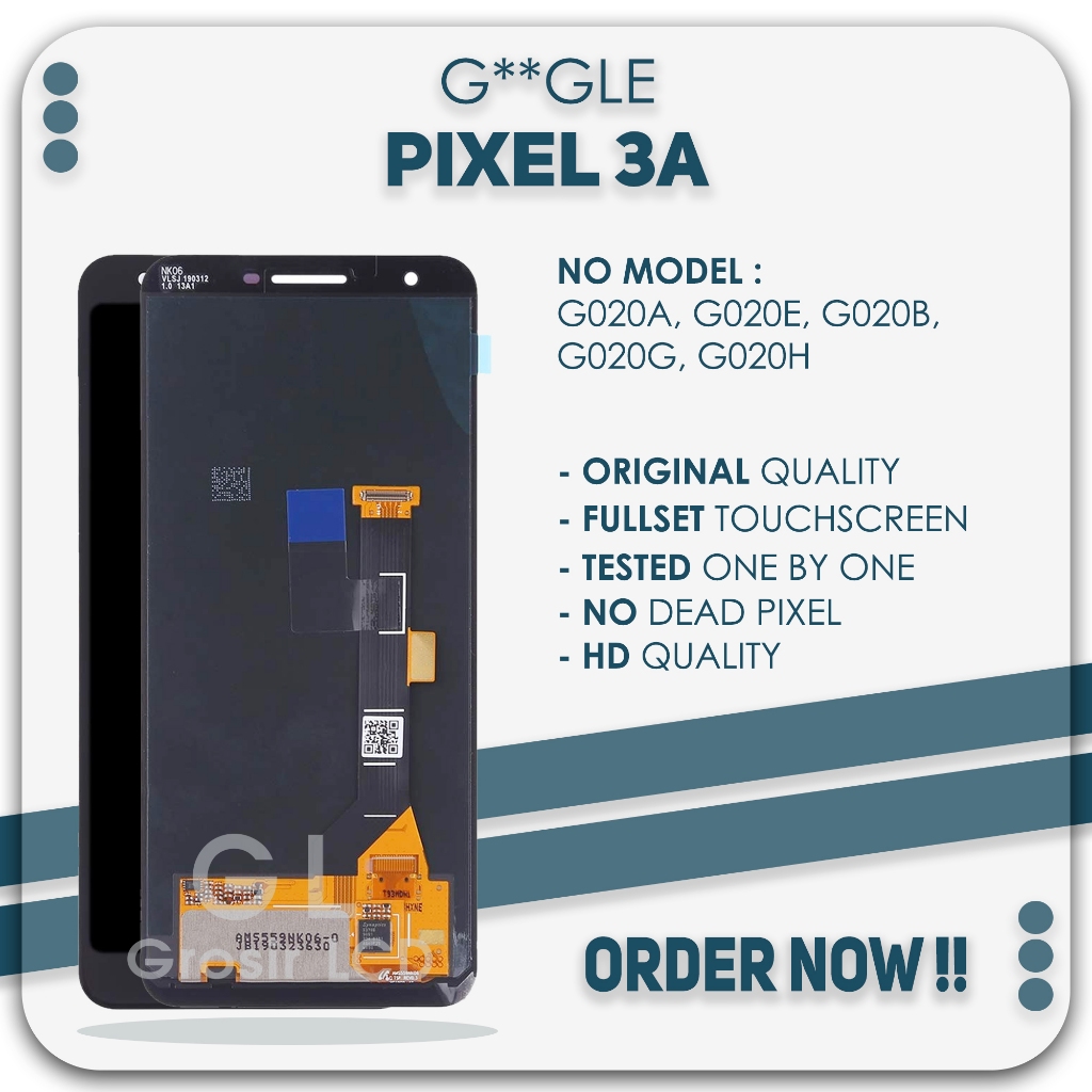 Grosir LCD Pixel 3A - Fullset Touchscreen