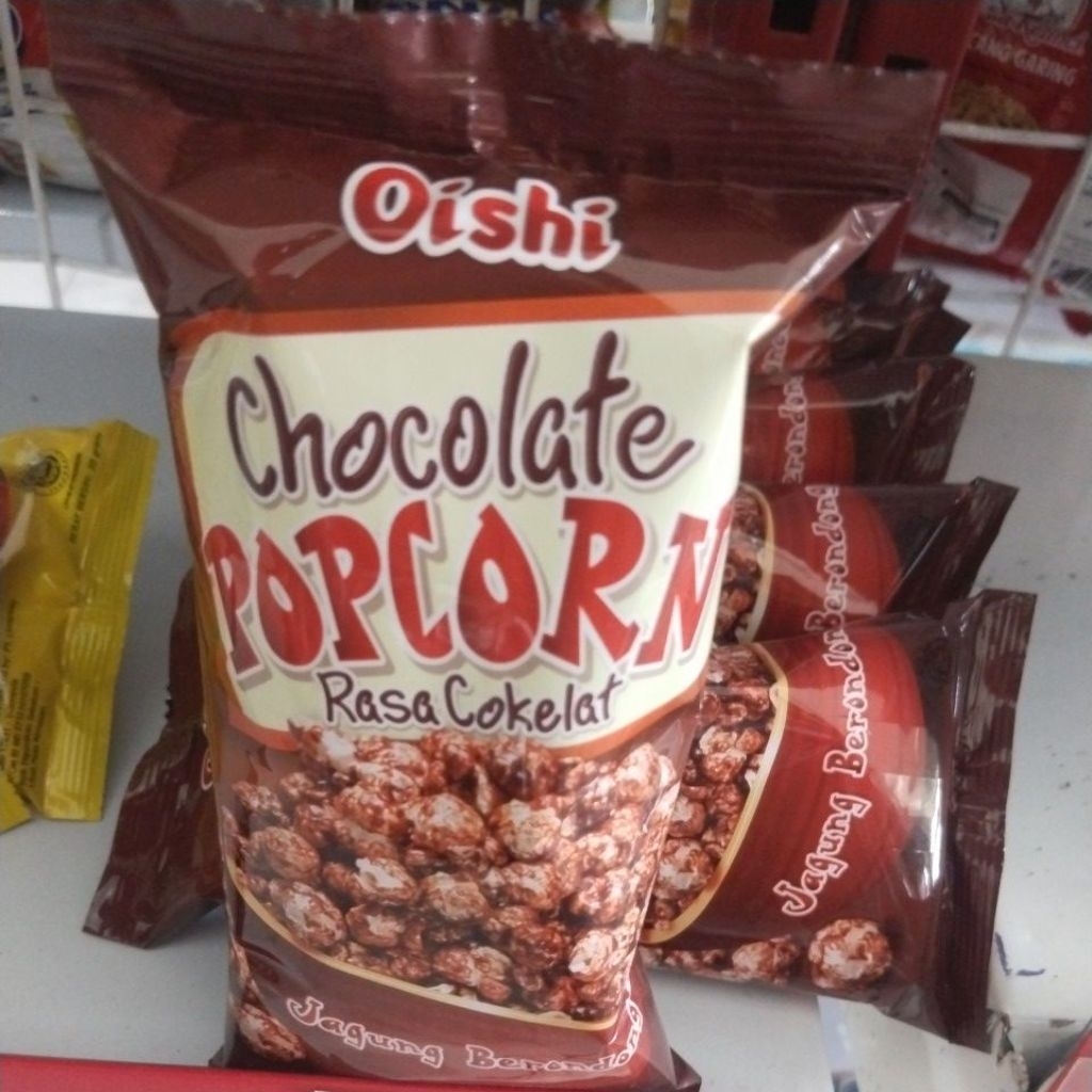 Oishi Popcorn Cokelat 20 Gr