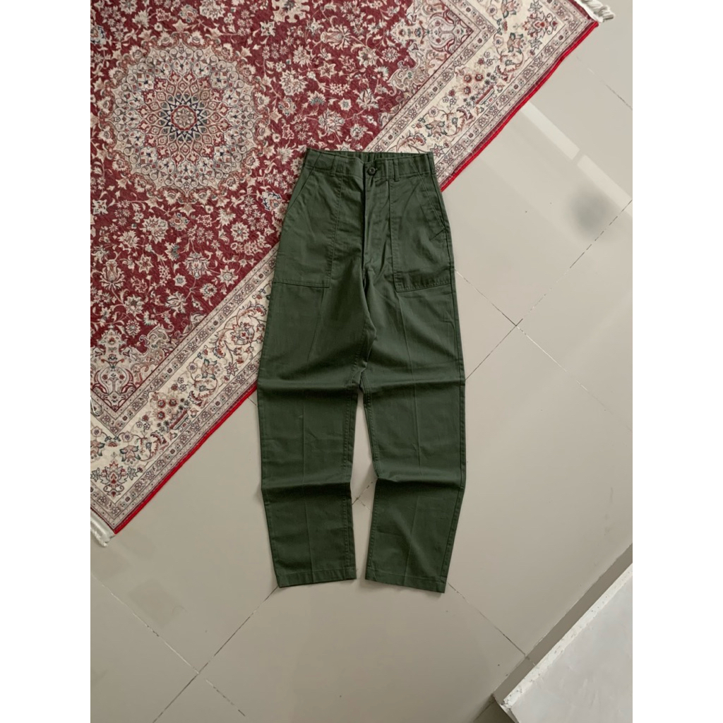 Vintage 80s Us Army Sateen 507-Og Trousers 