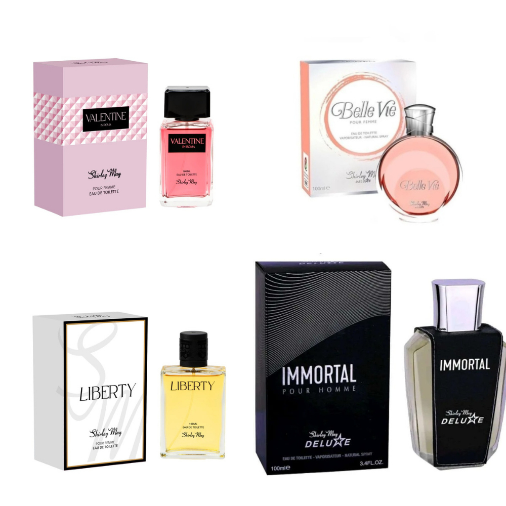 CnF Shirley May Parfum Wanita dan Pria Parfume Shirley May Valentine, Liberty, Deluxe Genius