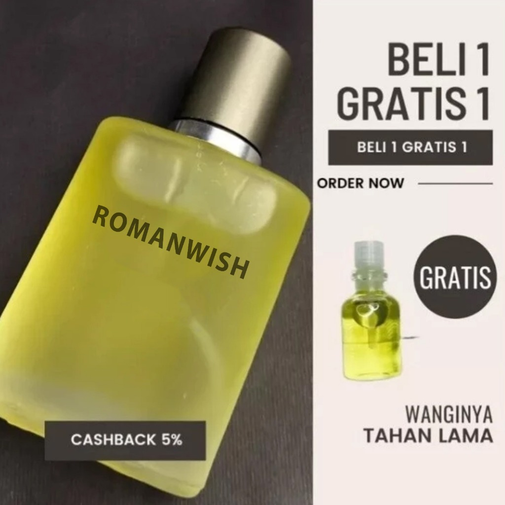 PARFUM ROMANWISH | Parfum wanita tahan lama 24 jam - Parfum Pria tahan lama 24 jam Wangi