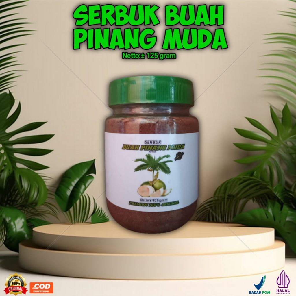 SERBUK BUAH PINANG MUDA (ORIGINAL) jambe/herbal tradisional