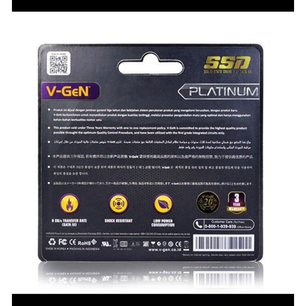 SSD 1TB vgen ori 100% SATA