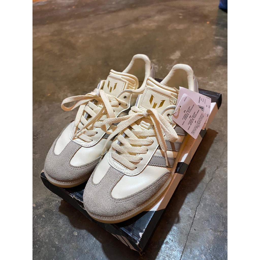 ADIDAS SAMBA X MESSI WHITE CREAM