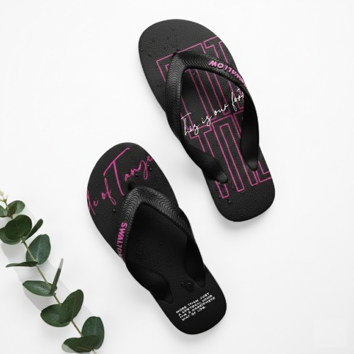 Persita Sandal x Swallow - Hitam Ungu