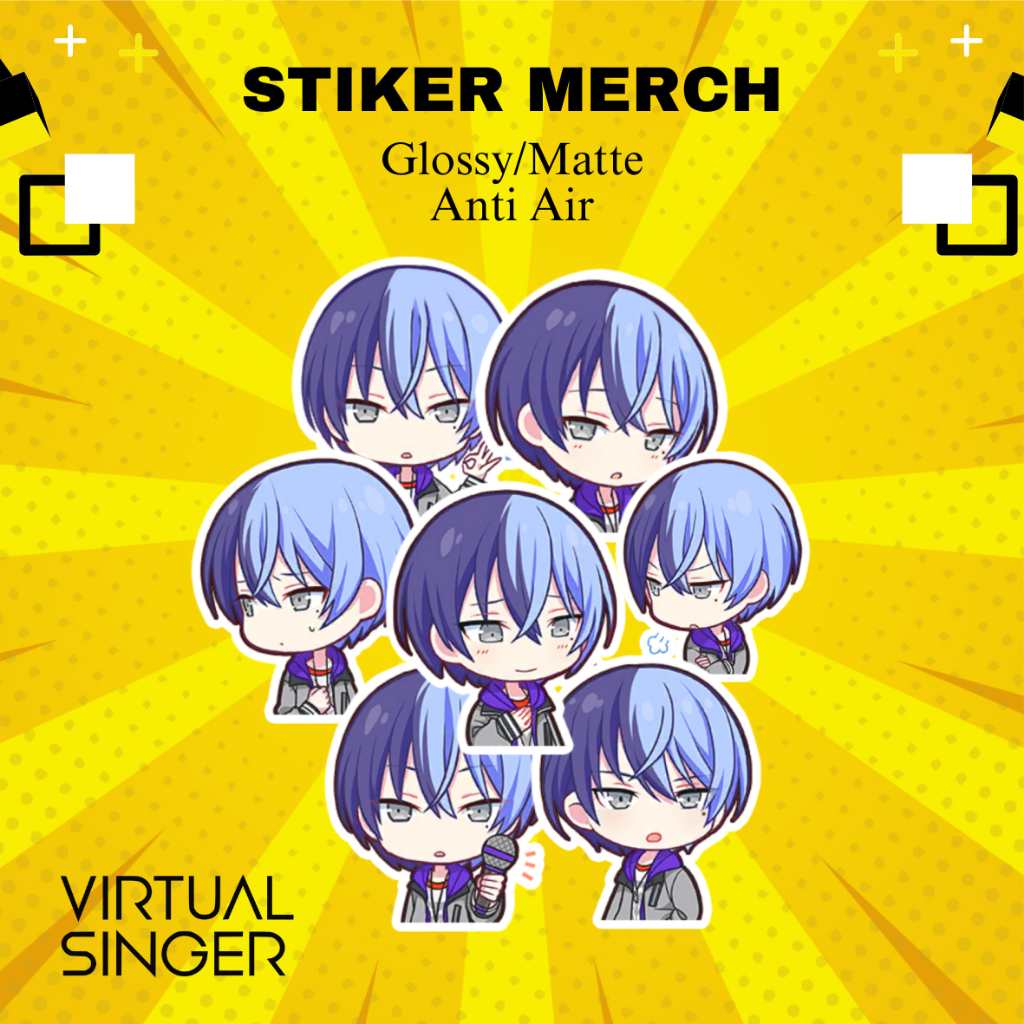 STIKER VIVID BAD SQUAD AOYAGI TOYA PROJECT SEKAI | STICKER MERCH TOYA PROSEKA VINYL GLOSSY ANTI AIR