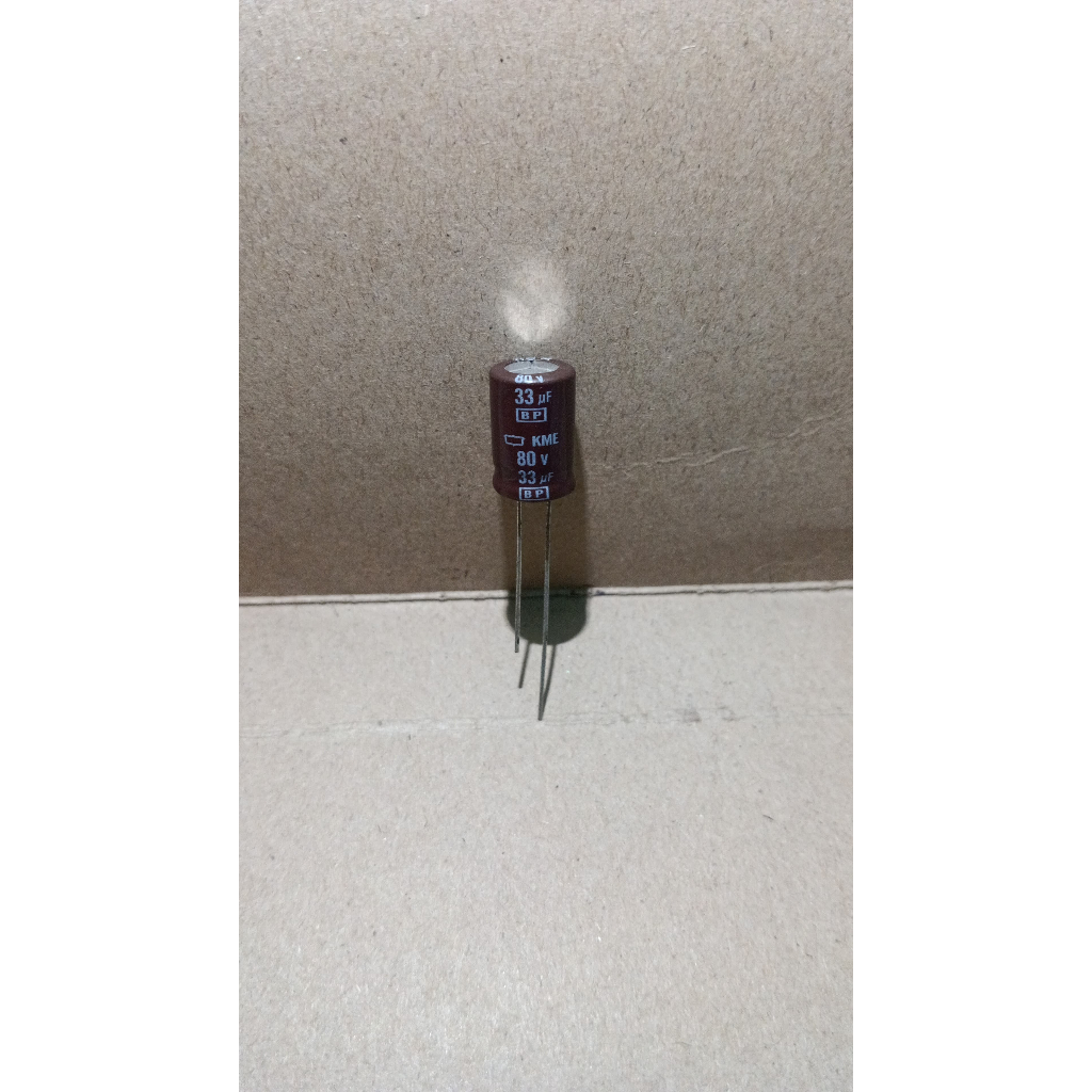5930 kapasitor elco bp bipolar nonpolar bi non polar 33uf 33 uf 80v