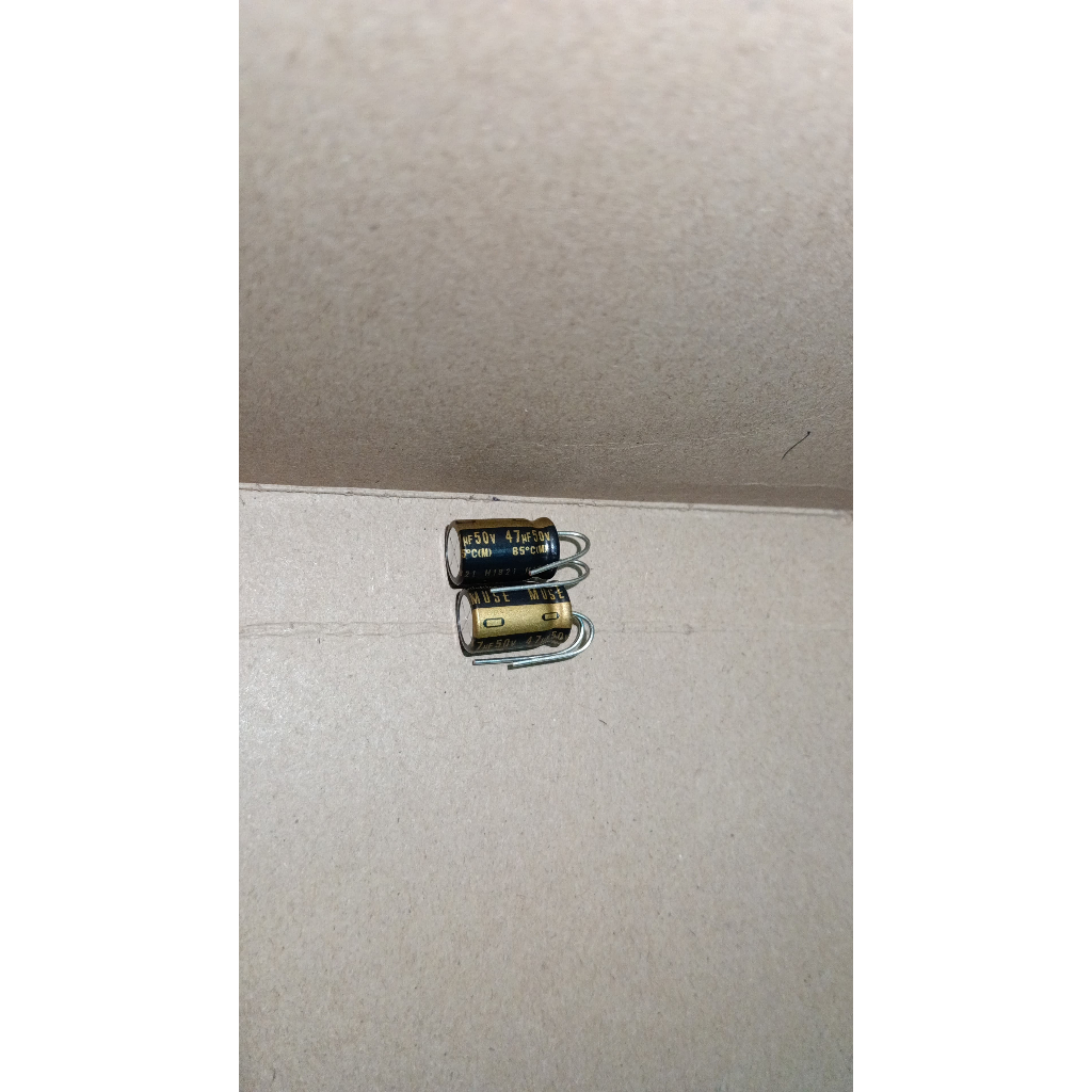 5929 kapasitor elco 47uf 47 uf 50v 50volt 50 volt nichicon muse